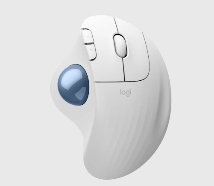 Logitech Ergo M575S Series - Mouse - Graphite+Blue Ball Bt Ergonomic